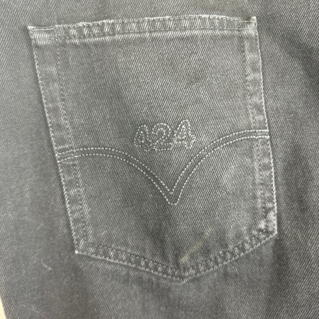 424 Black Slim Denim Jeans