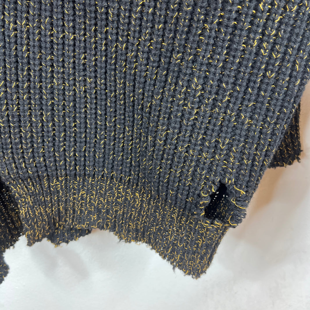 Raf Simons Oversized Distressed Cardigan