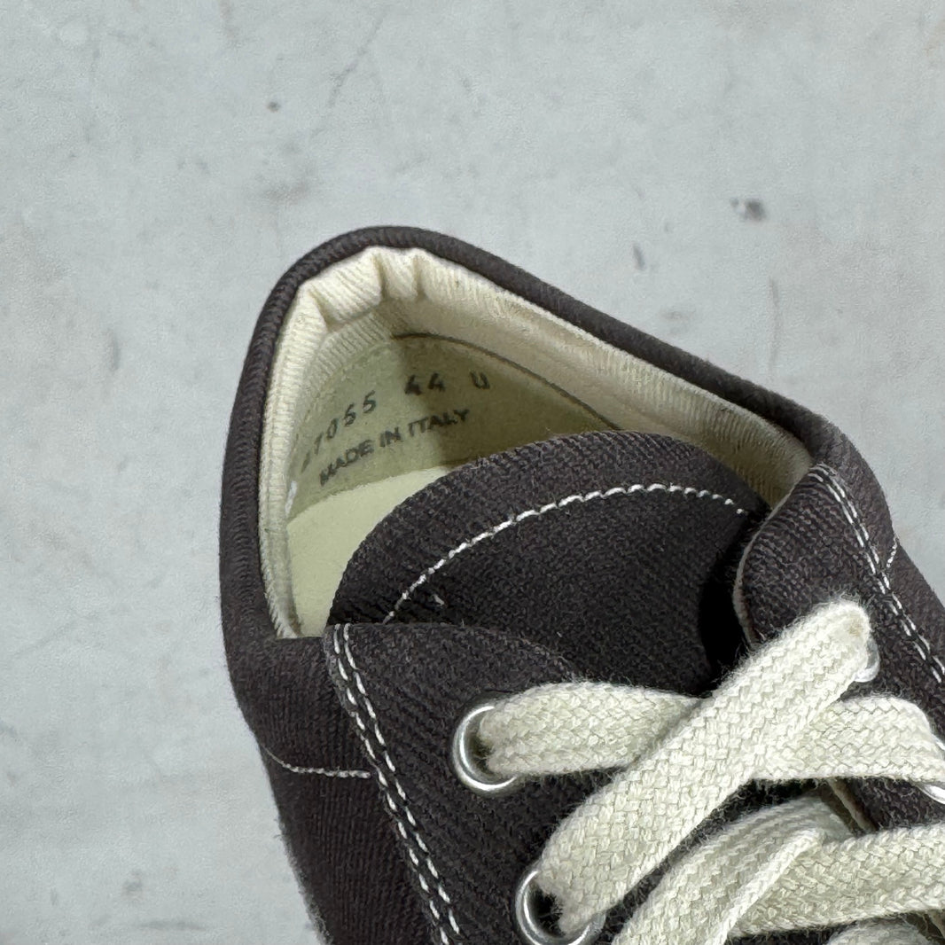 DRKSHDW Brown Canvas Vans