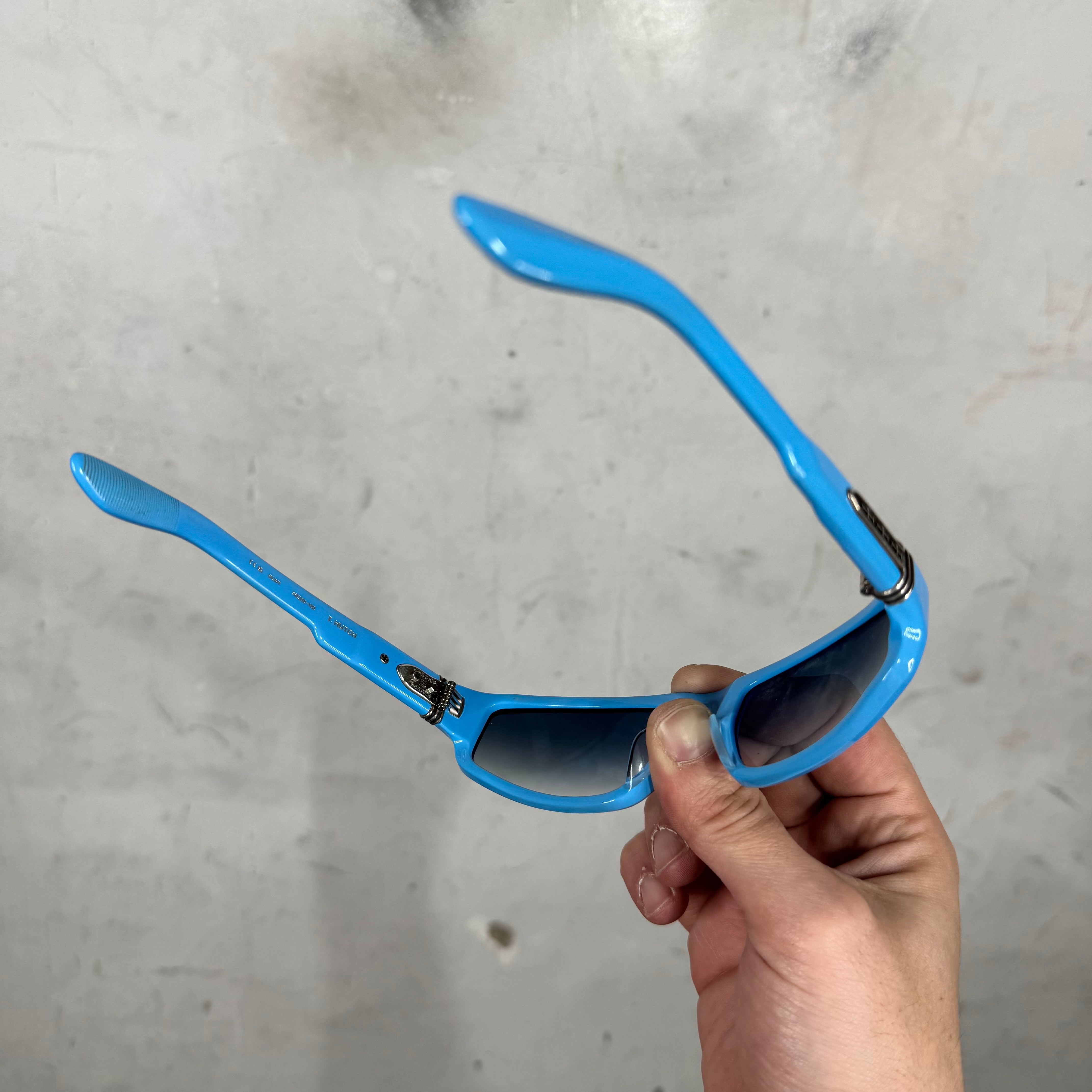 Chrome Hearts Blue T-Hutch Sunglasses – www.Lukes.store