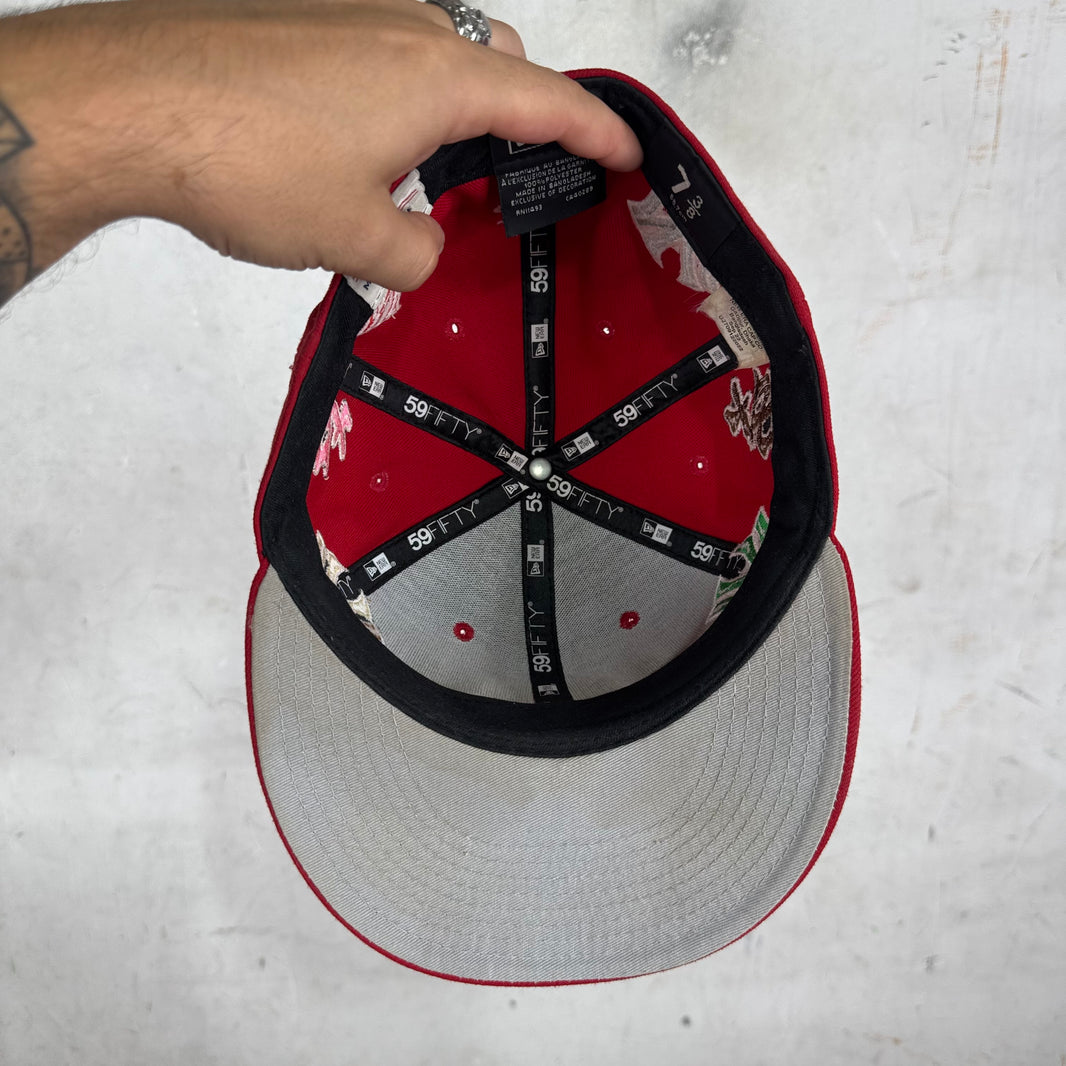 Supreme Red Yankee Kanji Fitted