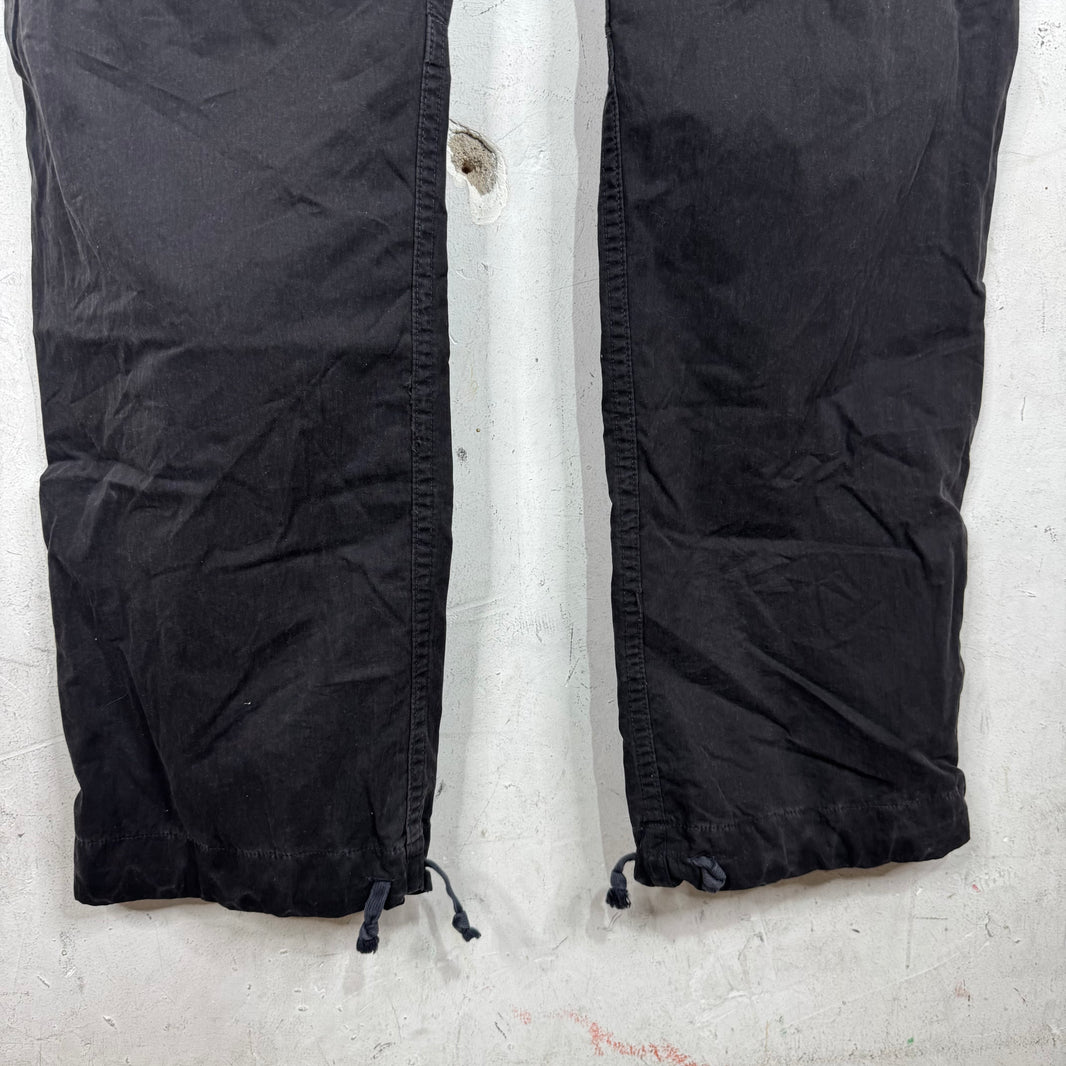 RRL Black Zippered Cargos