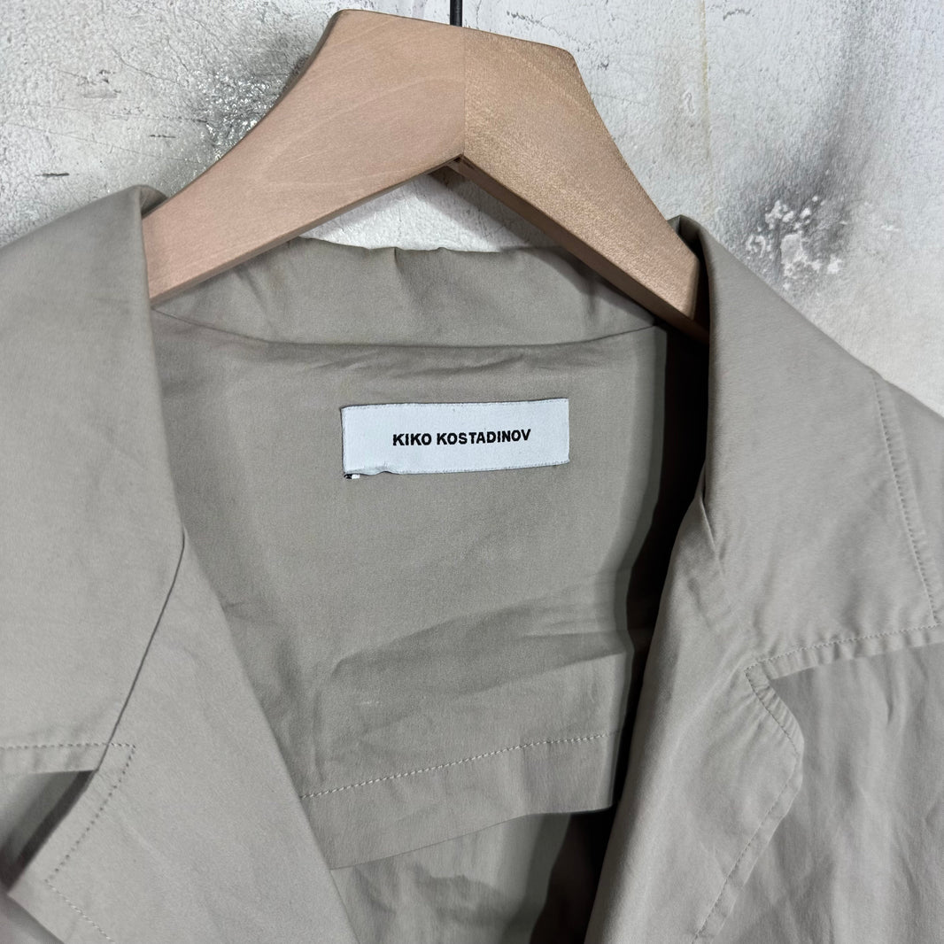 Kiko Kostadinov Beige Blazer Shirt
