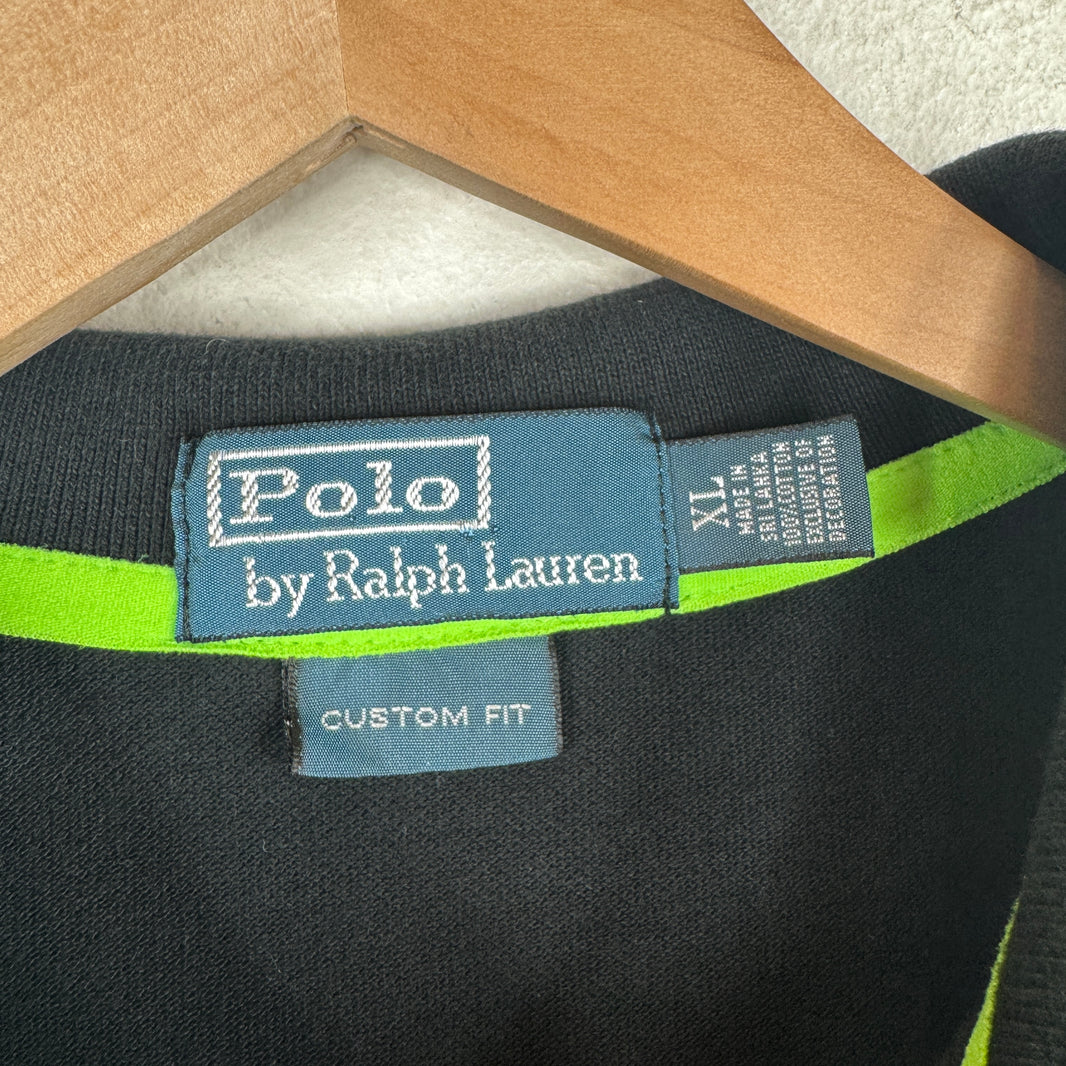Ralph Lauren Black/Green Big Pony Polo Shirt