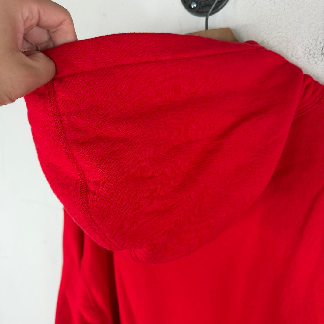 Supreme Kaws Red Chalk Box Logo Hoodie