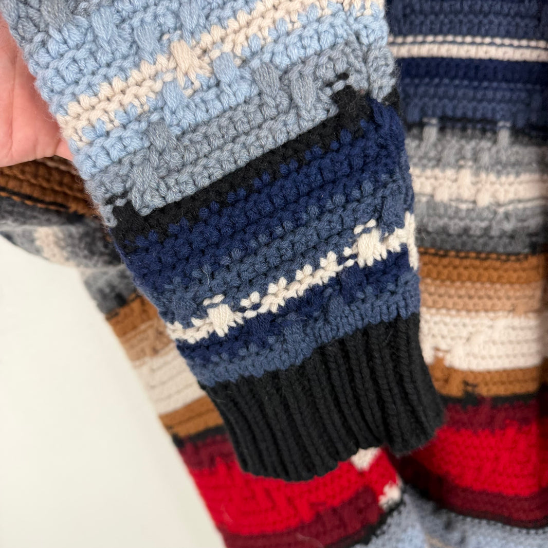 Amiri Sample Multi Color Woven Cardigan