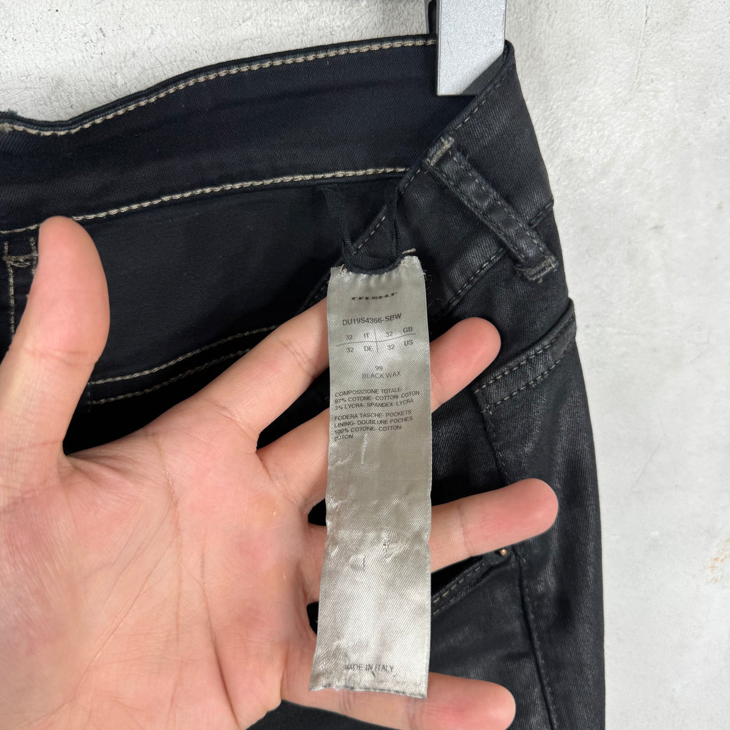 DRKSHDW Waxed Detroit Jeans