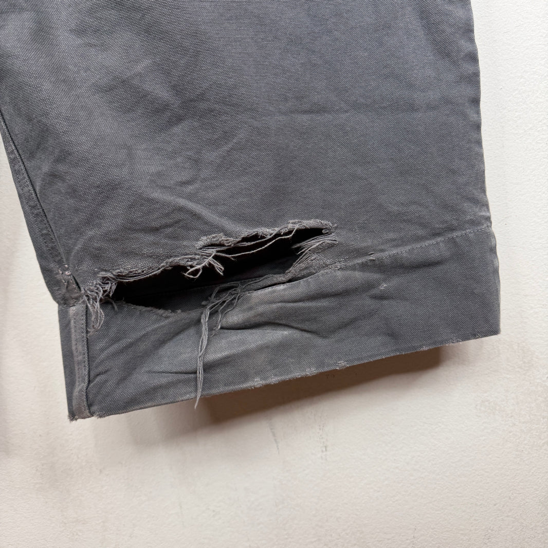 JW Anderson Gray Heavy Baggy Cargo Trousers