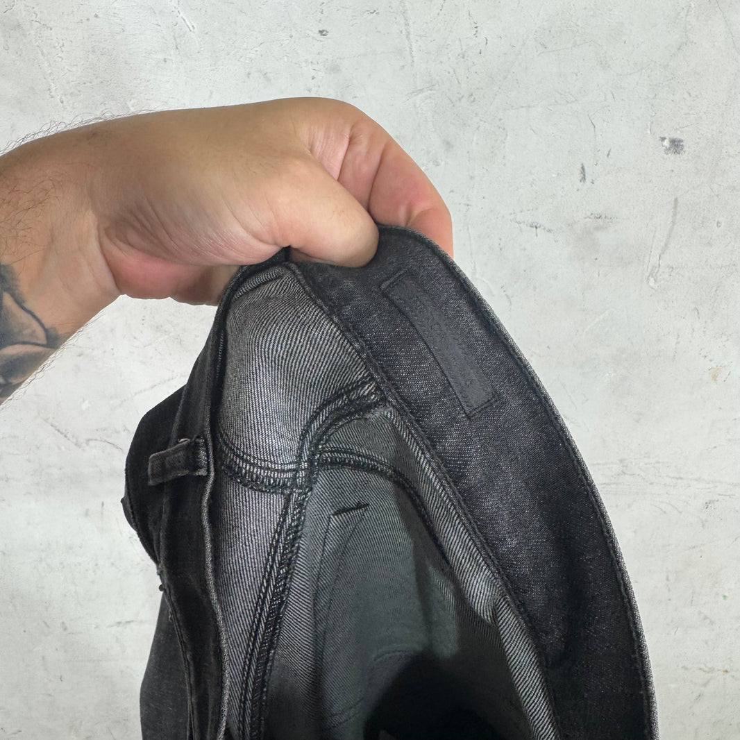 Prada Washed Black Skinny Jeans