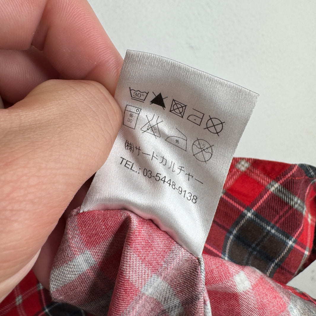 Givenchy Star Neck Logo Button Up Flannel