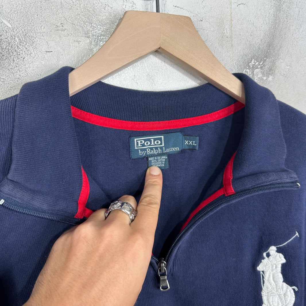Ralph Lauren Big Pony Q-Zip Sweatshirt