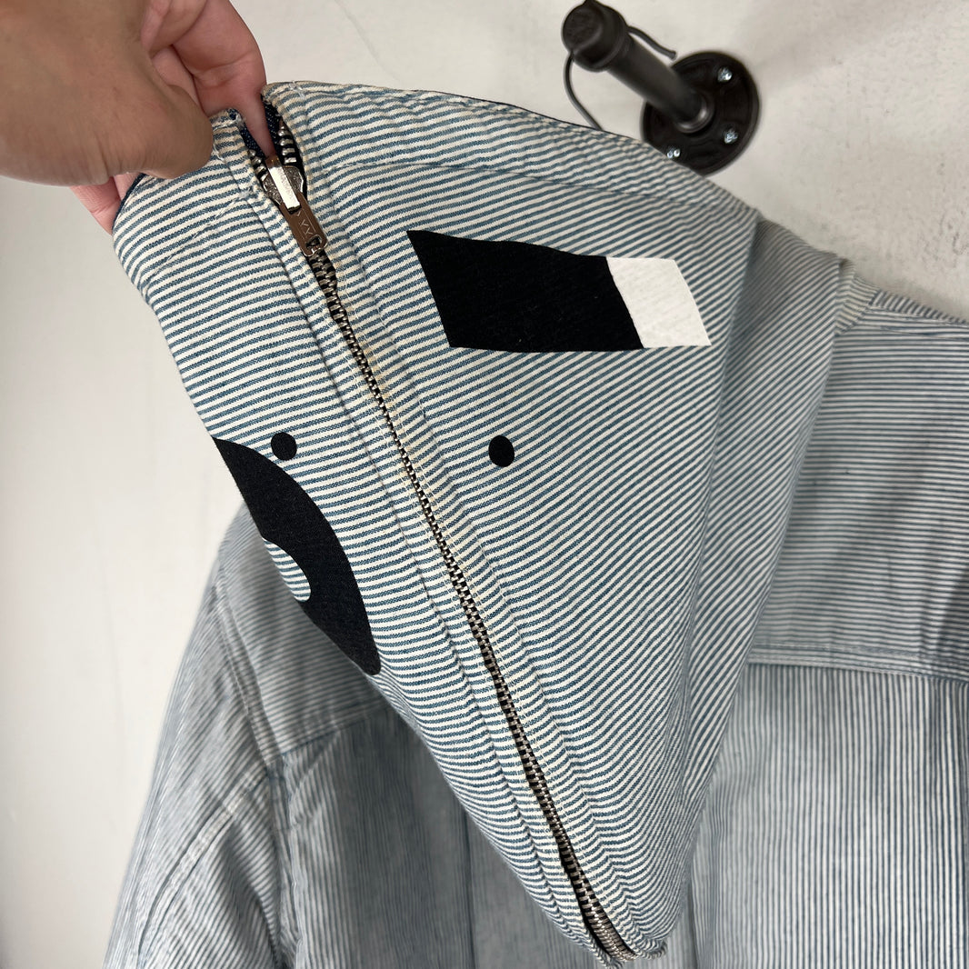 Issey Miyake Alien Hooded Denim Jacket