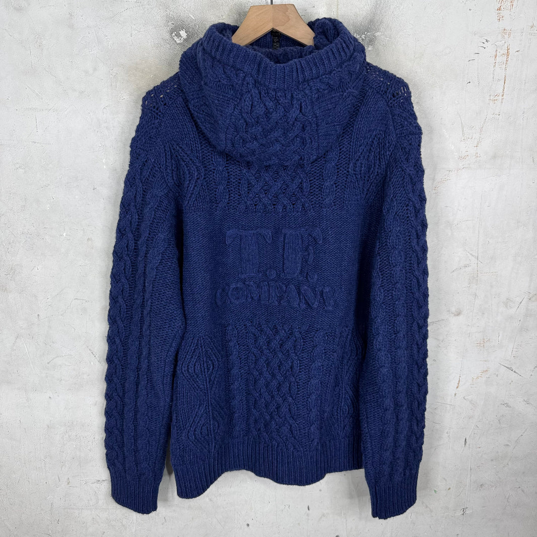 CPCompany x Throwing Fits Zipped Fair Isle Sweater