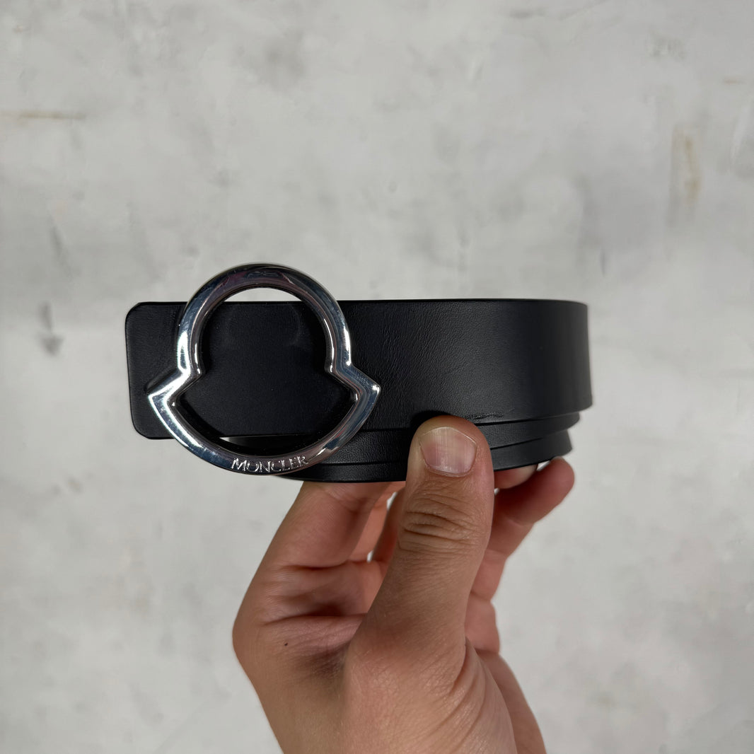 Moncler Emblem Logo Belt