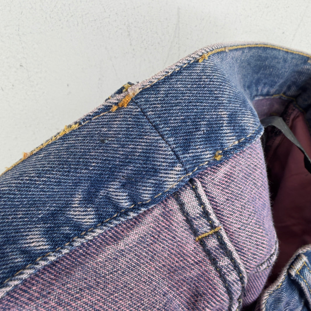 Balenciaga Tinted Blue 5 Pocket Jeans