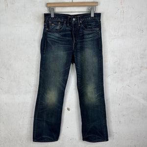 RRL Dark Wash  Whiskered Straight Jeans
