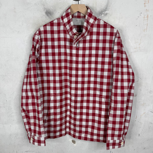 Prada Picnic Plaid Work Jacket