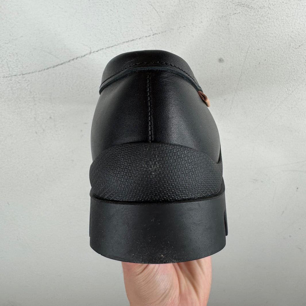 Hender Scheme Black Lug Penny Loafers