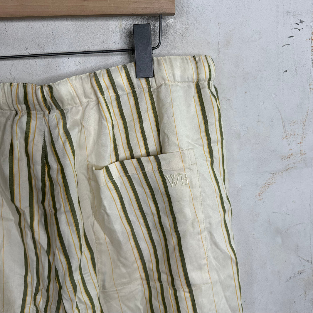 Wales Bonner Striped Cotton Shorts