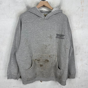 Vintage Grey A&F Smoked Hoodie