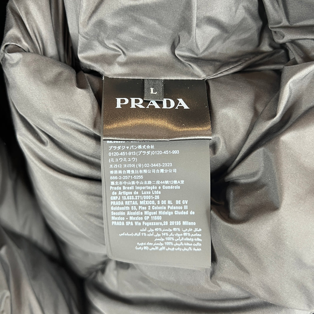 Prada Velvet Puffer Jacket