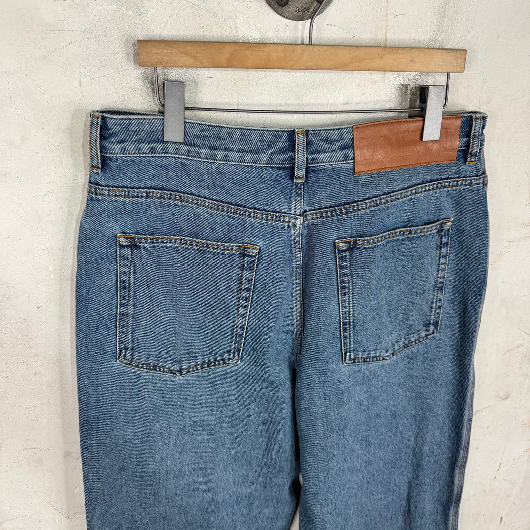 Loewe Lightwash Baggy Anagram Jeans