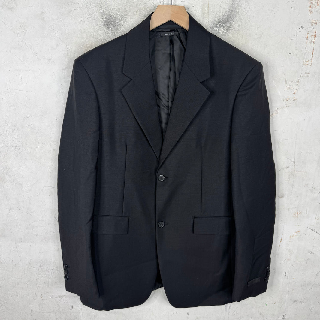 Prada Wool Triangular Patch Blazer