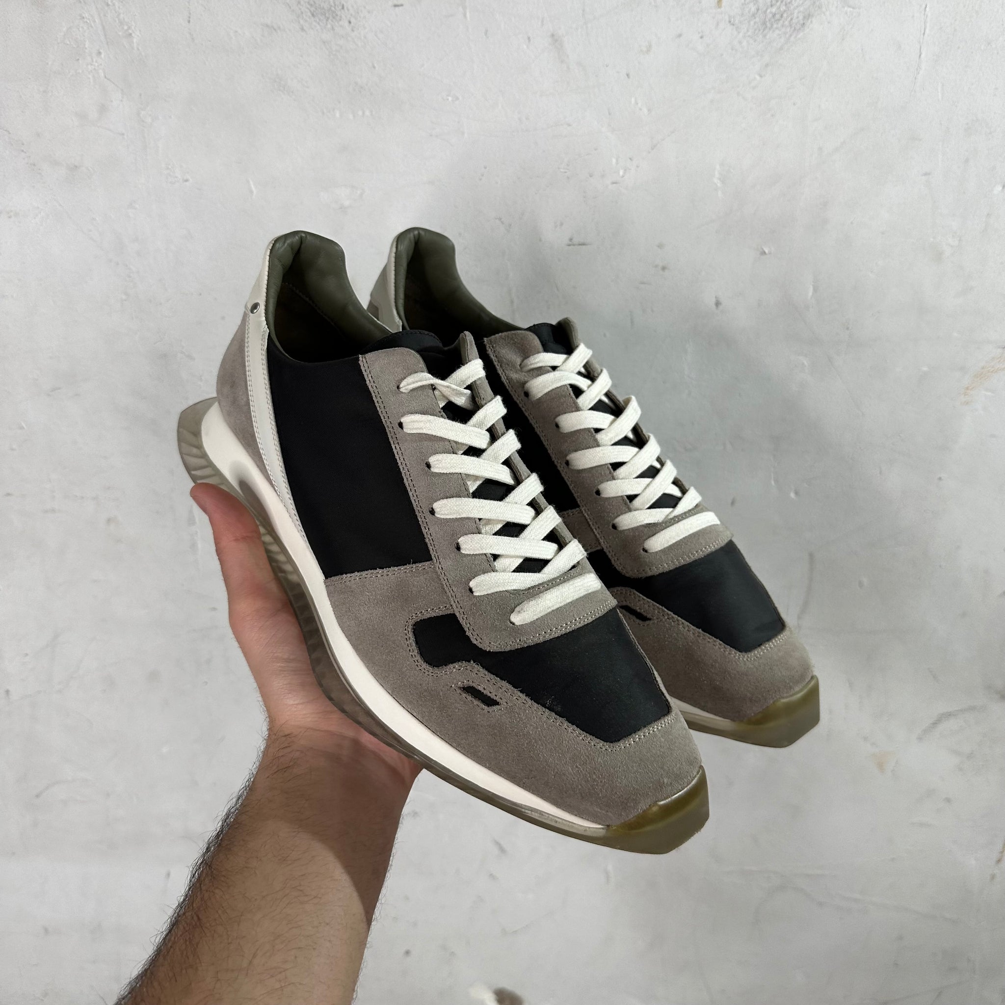 Rick Nylon Suede Trainers