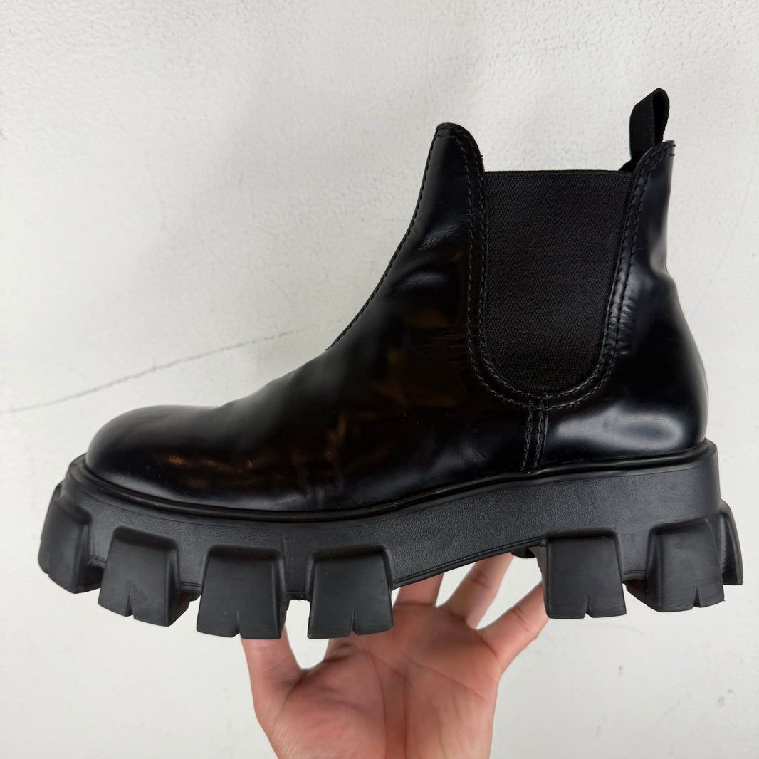 Prada Chelsea Monolith Boots