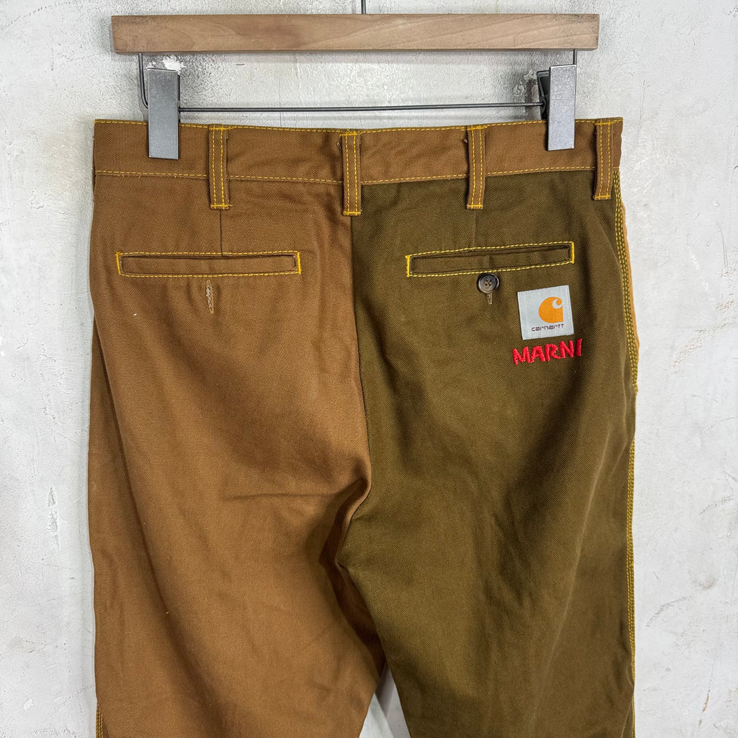 Marni x Carharttt Paneled Pants