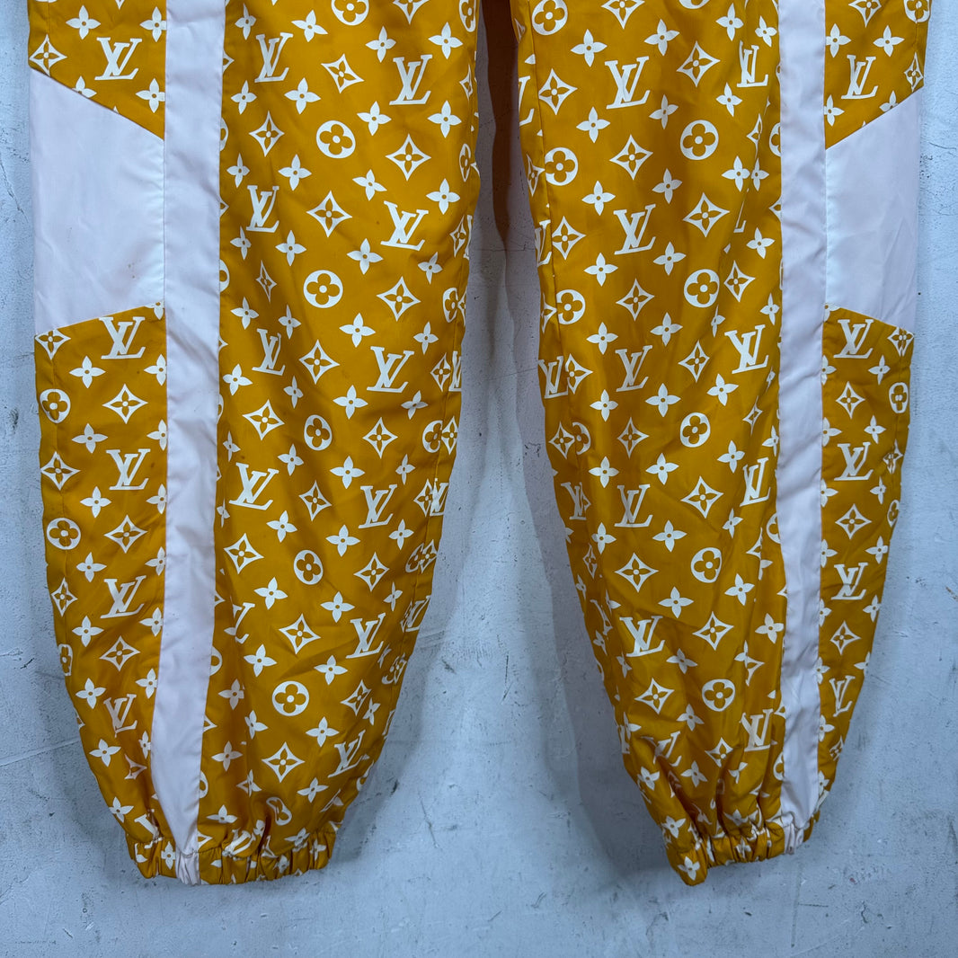 Louis Vuitton Yellow Monogram Printed Technical Pants