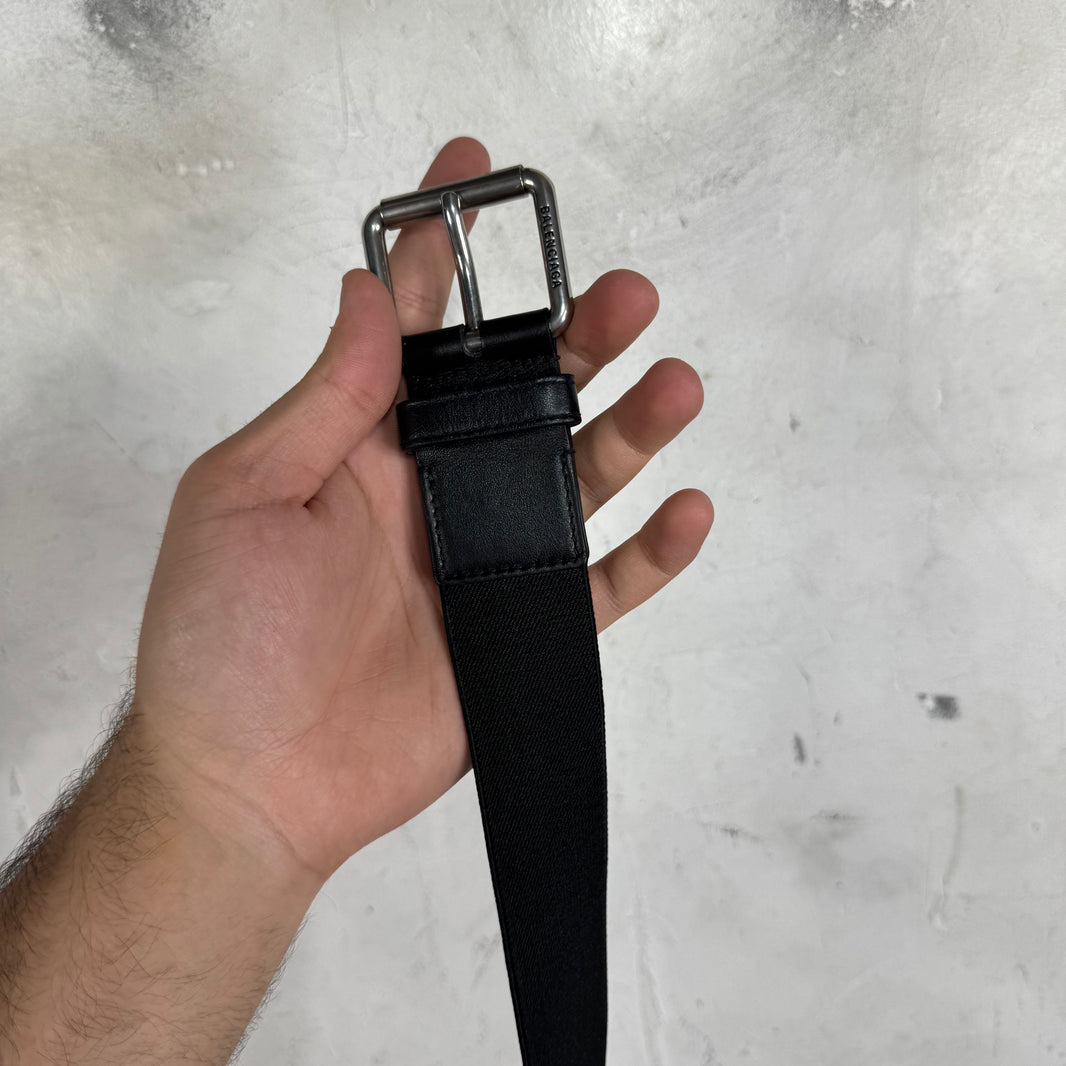 Balenciaga Elastic/Leather Belt