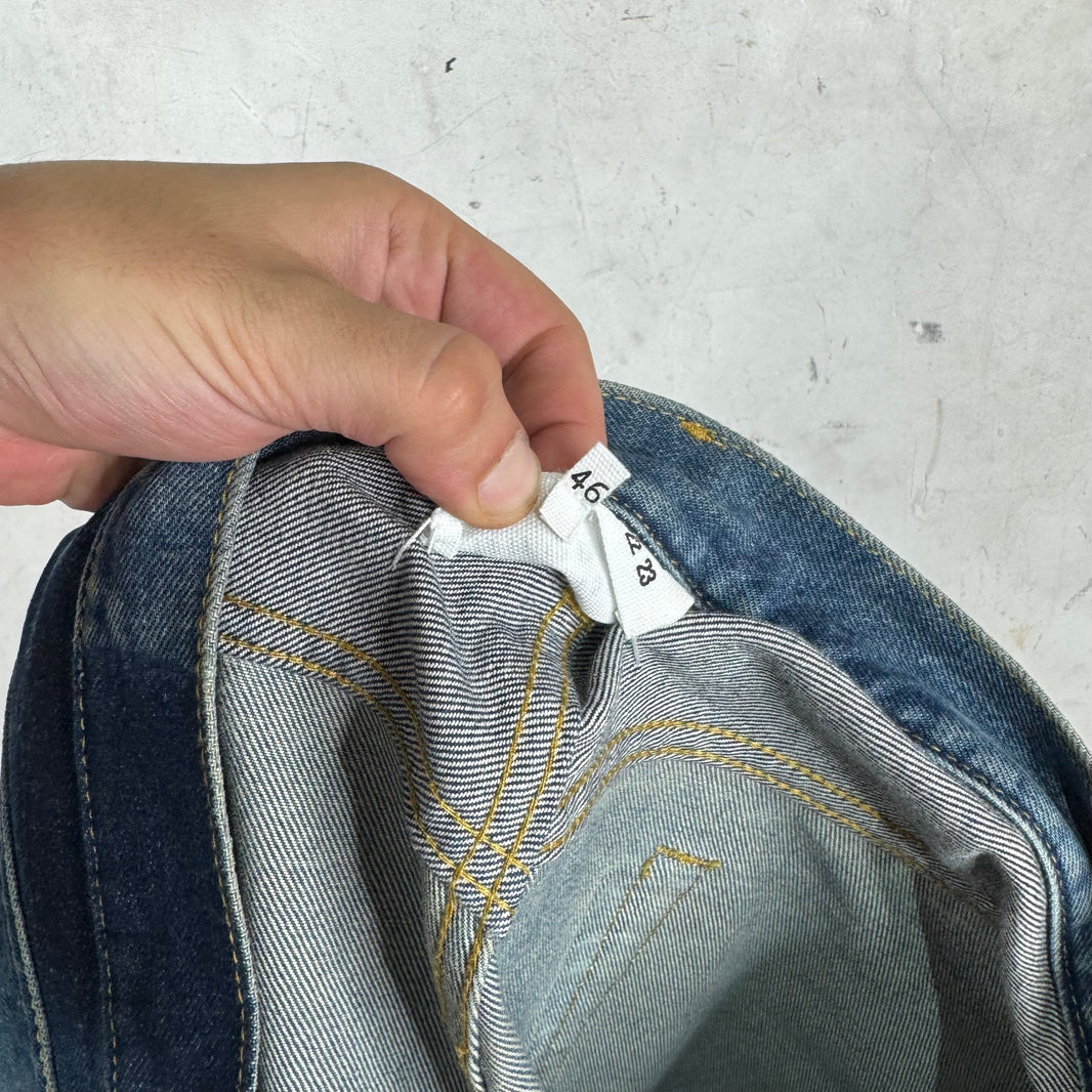 Margiela Two Toned Straight Legged Jeans