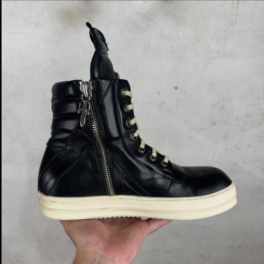 Chrome Hearts Rick Owens Black Geobaskets