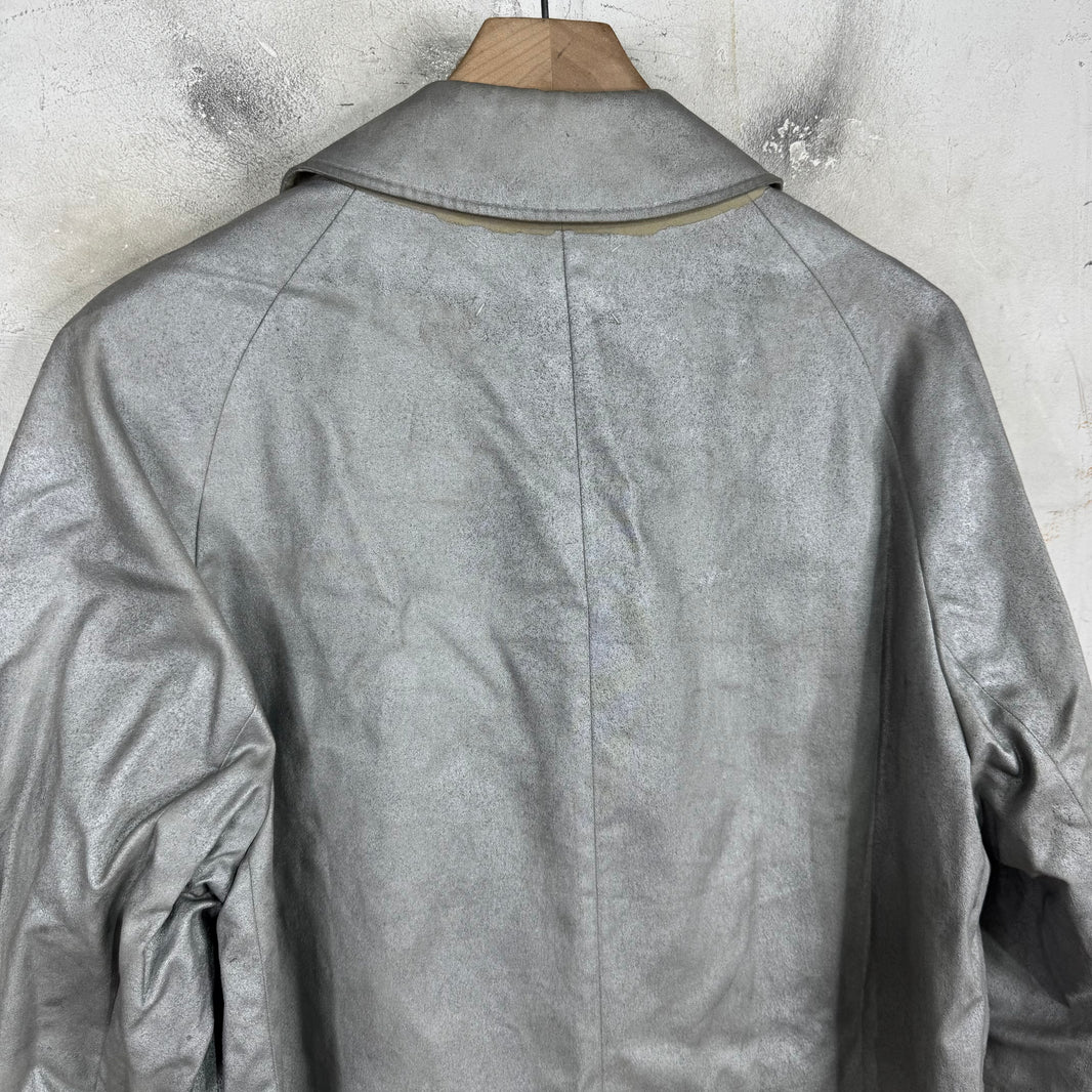 Margiela Archive Silver Painted Coat