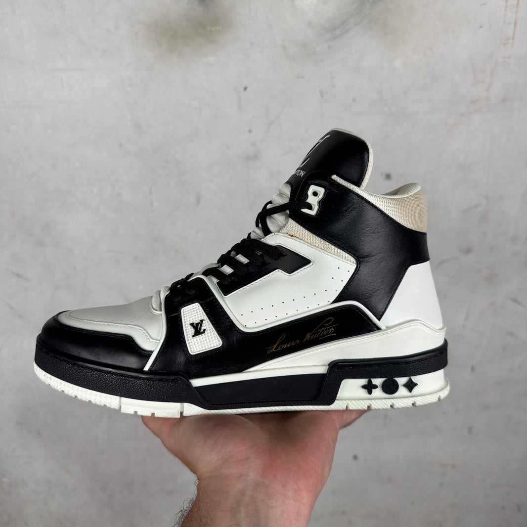 Louis Vuitton Black/White Mid Trainers