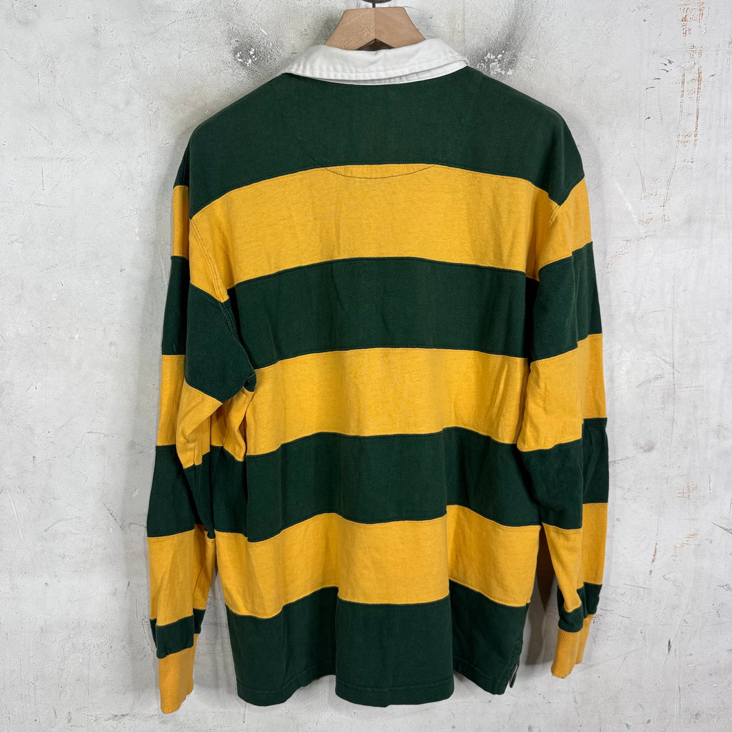 Ralph Lauren Green/Yellow Striped Rugby