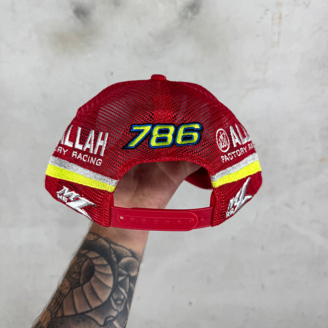 786 Racing Trucker Hat (Red)