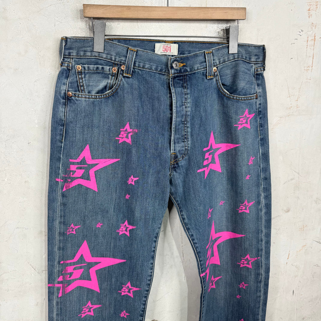 Levis x Sp5der Printed Jeans