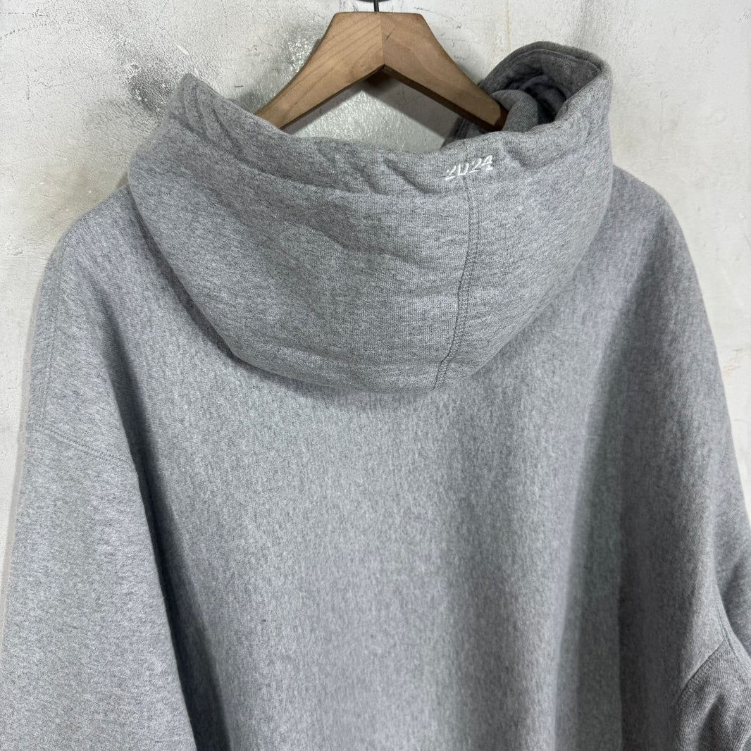 Supreme Grey Tonal Box Logo Hoodie