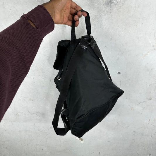 Prada Nylon Leather Backpack