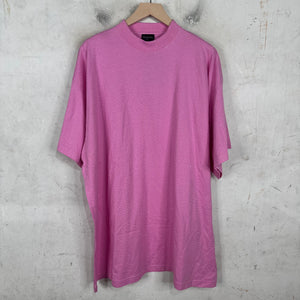 Balenciaga Pink Rhinestoned T-Shirt