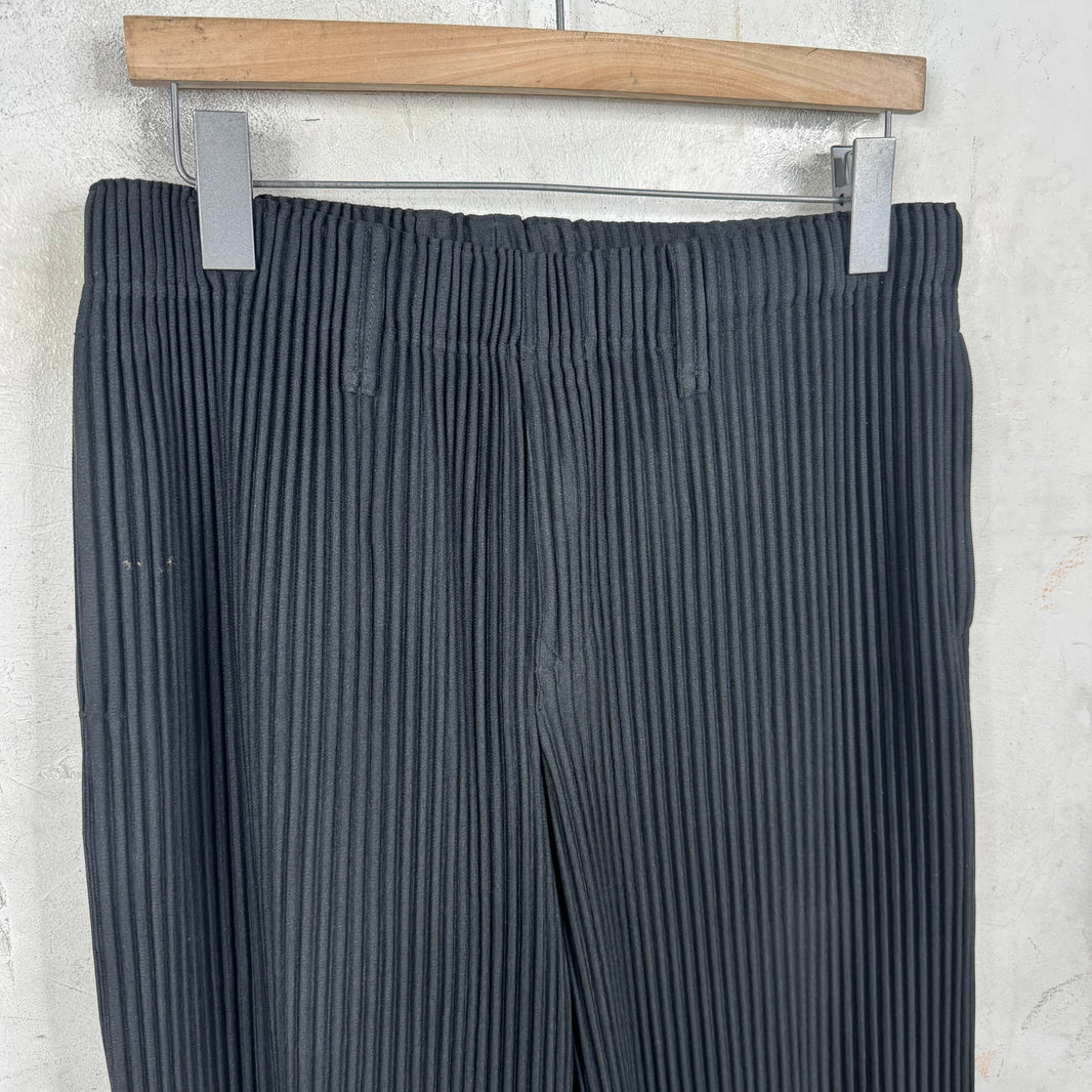 Issey Miyake Slim Straight Pleates Pants