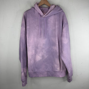Martine Rose Acid Wash Purple Back Logo Hoodie