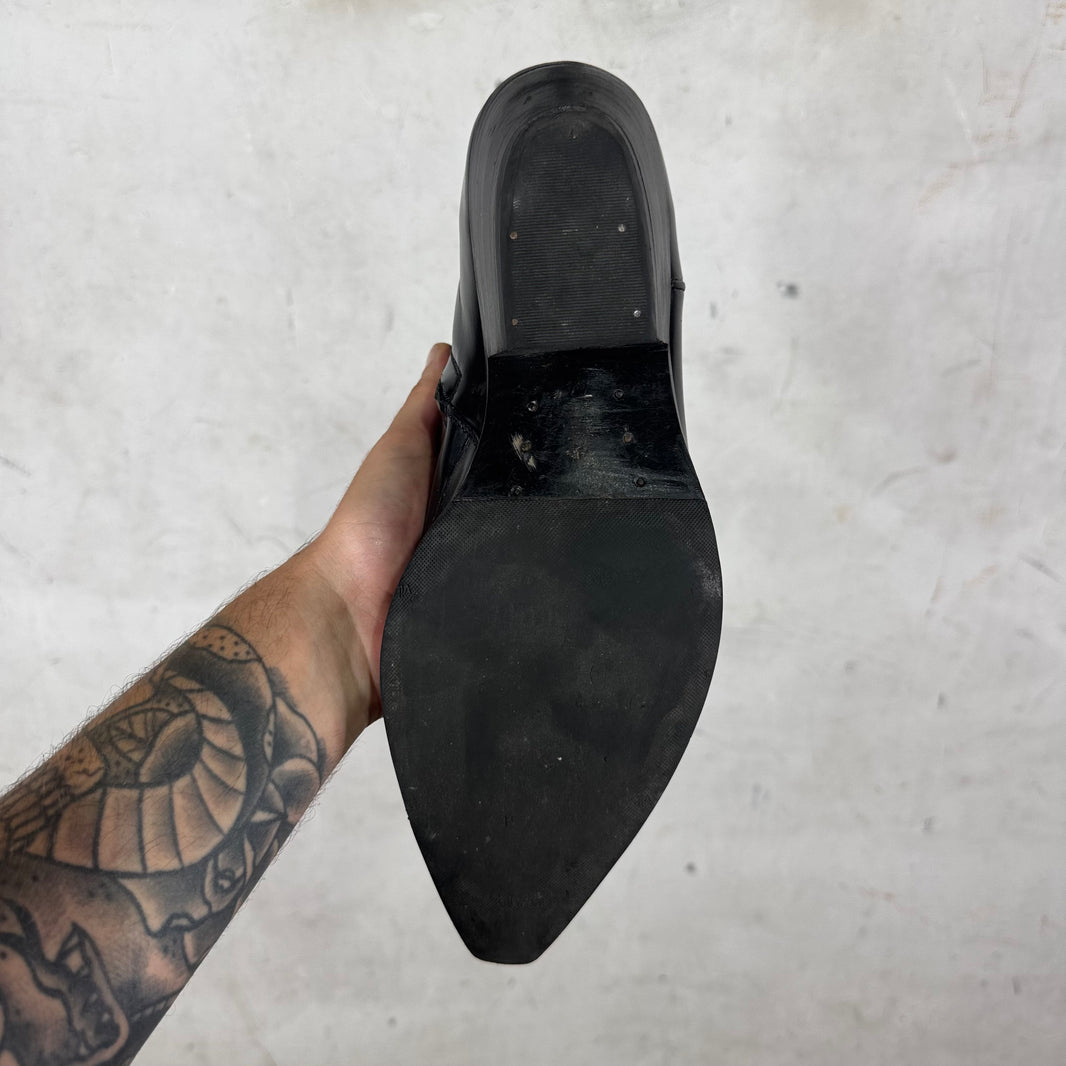 Saint Laurent Leather Western Boots