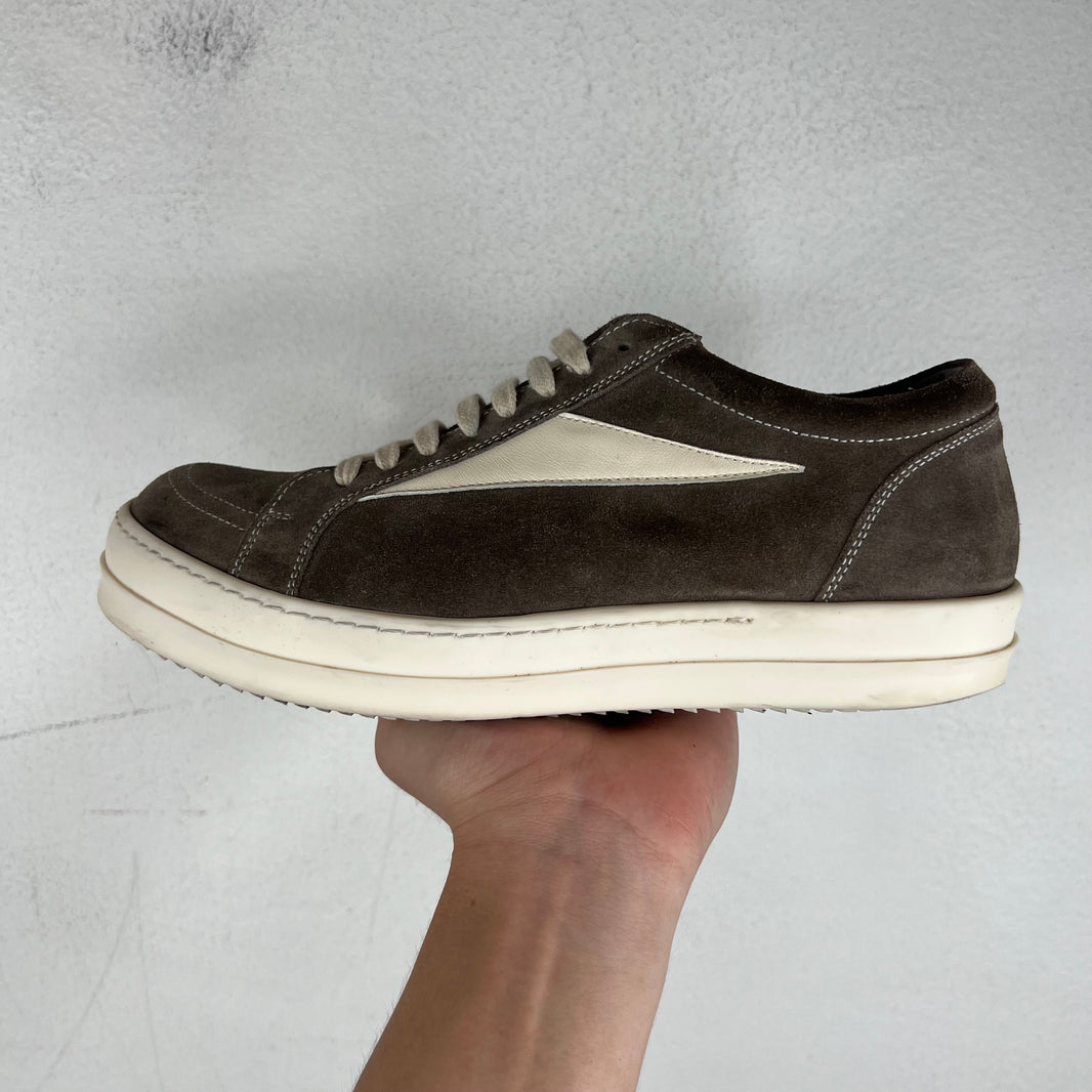 Rick Owens Brown Suede Vans Sneakers