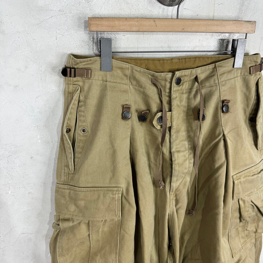 Kapital Heavy Canvas Wide Leg Cargo Pants