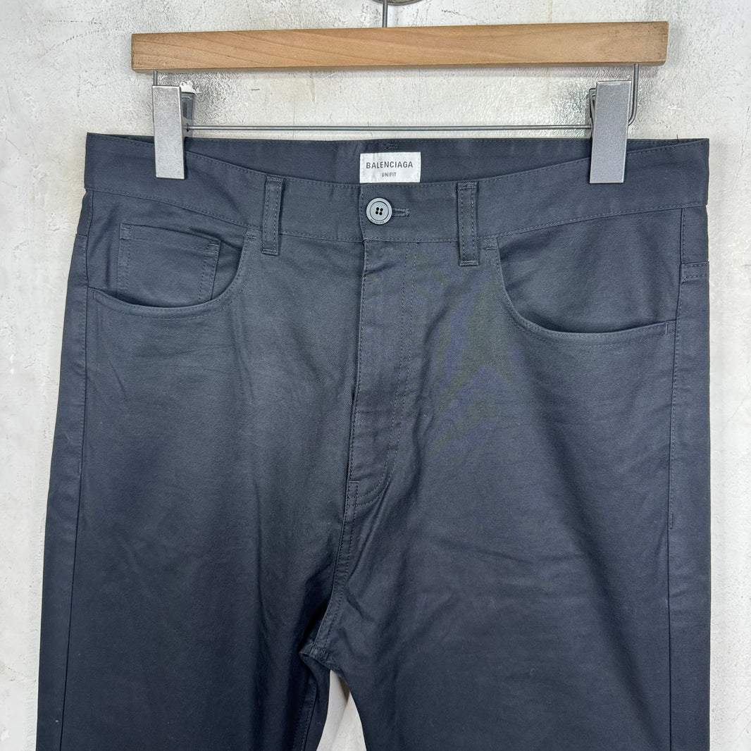 Balenciaga Lost Tape Flare Canvas Pants