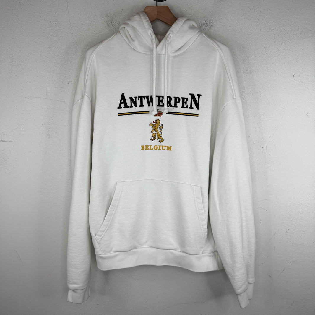 Vetements White Antwerpen Hoodie