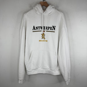 Vetements White Antwerpen Hoodie